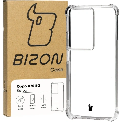 Elastyczne etui Bizon Case Salpa do Oppo A79 5G przezroczyste