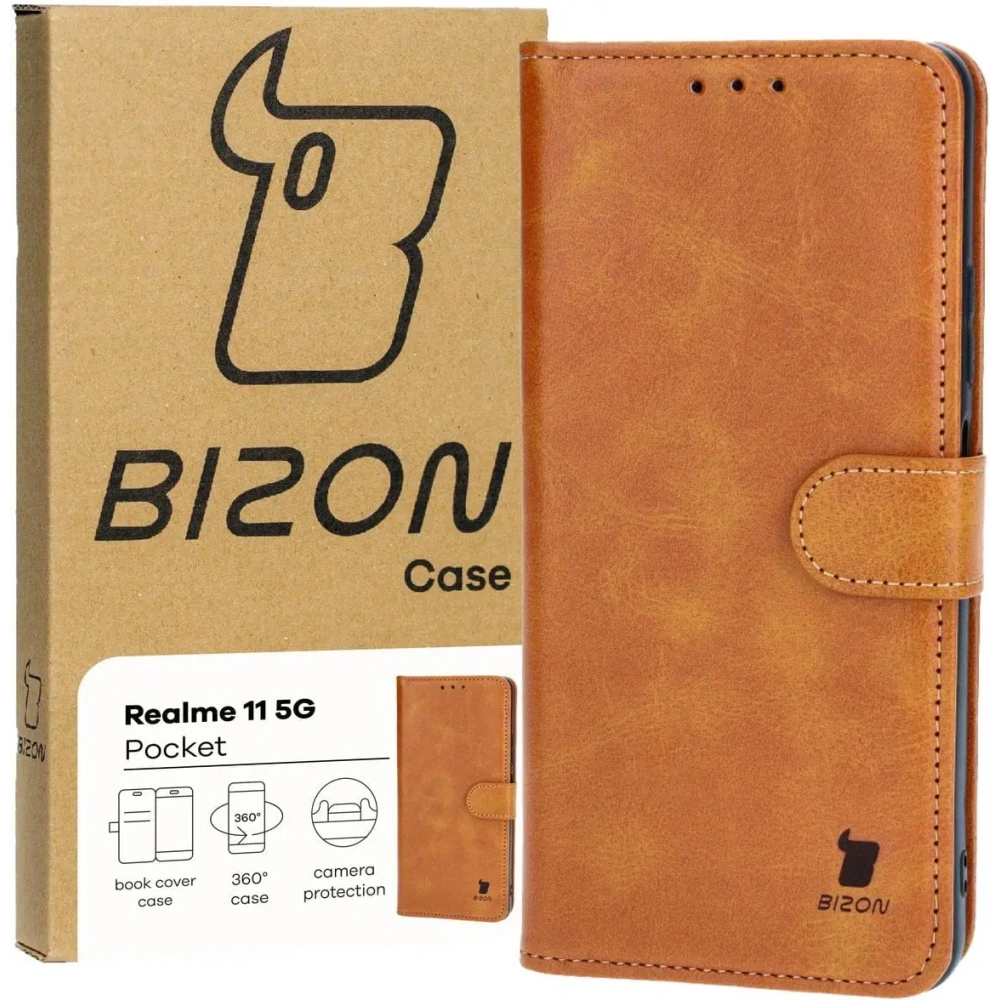 Hurtownia GSM - Bizon Caz Pocket Realme 11 5G maro - BIZ4100 - {ean13} - Hurt