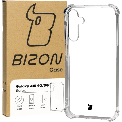 Elastyczne etui Bizon Case Salpa do Samsung Galaxy A15 5G/4G przezroczyste