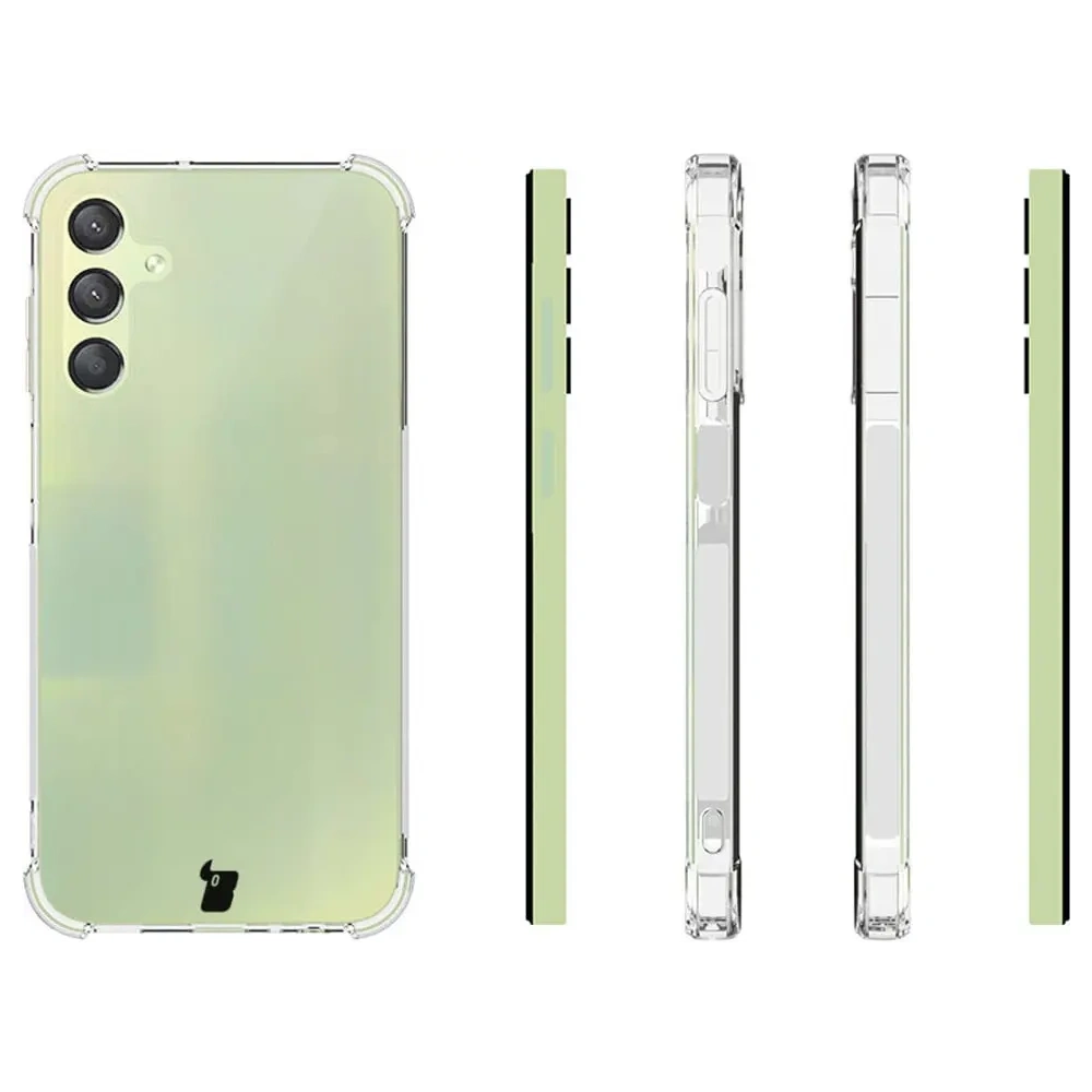 Hurtownia GSM - Elastyczne etui Bizon Case Salpa do Samsung Galaxy A15 5G/4G przezroczyste - BIZ4106 - {ean13} - Hurt