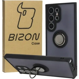Hurtownia GSM - Bizon Case Hybrid Ring Samsung Galaxy S24 Ultra rauchig mit einem schwarzen Rahmen - BIZ4107 - {ean13} - Hurt