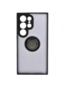 Hurtownia GSM - Bizon Case Hybrid Ring Samsung Galaxy S24 Ultra fumuriu cu un cadru negru - BIZ4107 - {ean13} - Hurt