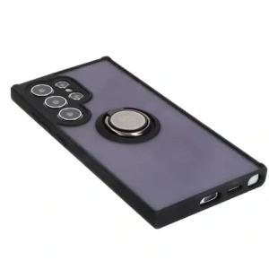 Hurtownia GSM - Bizon Case Hybrid Ring Samsung Galaxy S24 Ultra rauchig mit einem schwarzen Rahmen - BIZ4107 - {ean13} - Hurt