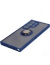 Hurtownia GSM - Bizon Case Hybrid Ring Samsung Galaxy S24 Ultra rauchig mit einem navyblauen Rahmen - BIZ4108 - {ean13} - Hurt