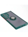 Hurtownia GSM - Bizon Case Hybrid Ring Samsung Galaxy S24 Ultra rauchig mit einem dunkelgrünen Rahmen - BIZ4109 - {ean13} - Hurt