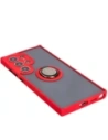 Hurtownia GSM - Bizon Case Hybrid Ring Samsung Galaxy S24 Ultra fumurie cu un cadru roșu - BIZ4110 - {ean13} - Hurt