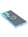 Hurtownia GSM - Bizon Case Hybrid Ring Samsung Galaxy S24 Ultra fumuriu cu un cadru bleu deschis - BIZ4111 - {ean13} - Hurt