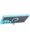 Hurtownia GSM - Bizon Case Hybrid Ring Samsung Galaxy S24 Ultra fumuriu cu un cadru bleu deschis - BIZ4111 - {ean13} - Hurt