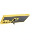 Hurtownia GSM - Bizon Case Hybrid Ring Samsung Galaxy S24 Ultra fumuriu cu un cadru galben - BIZ4112 - {ean13} - Hurt