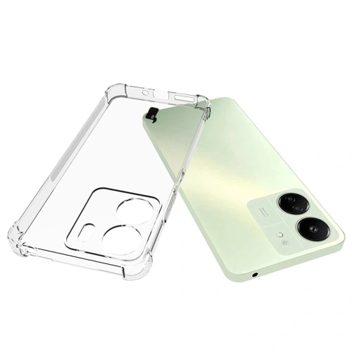 Etui Bizon Case Clear Pack do Redmi 13C / Poco C65 przezroczyste