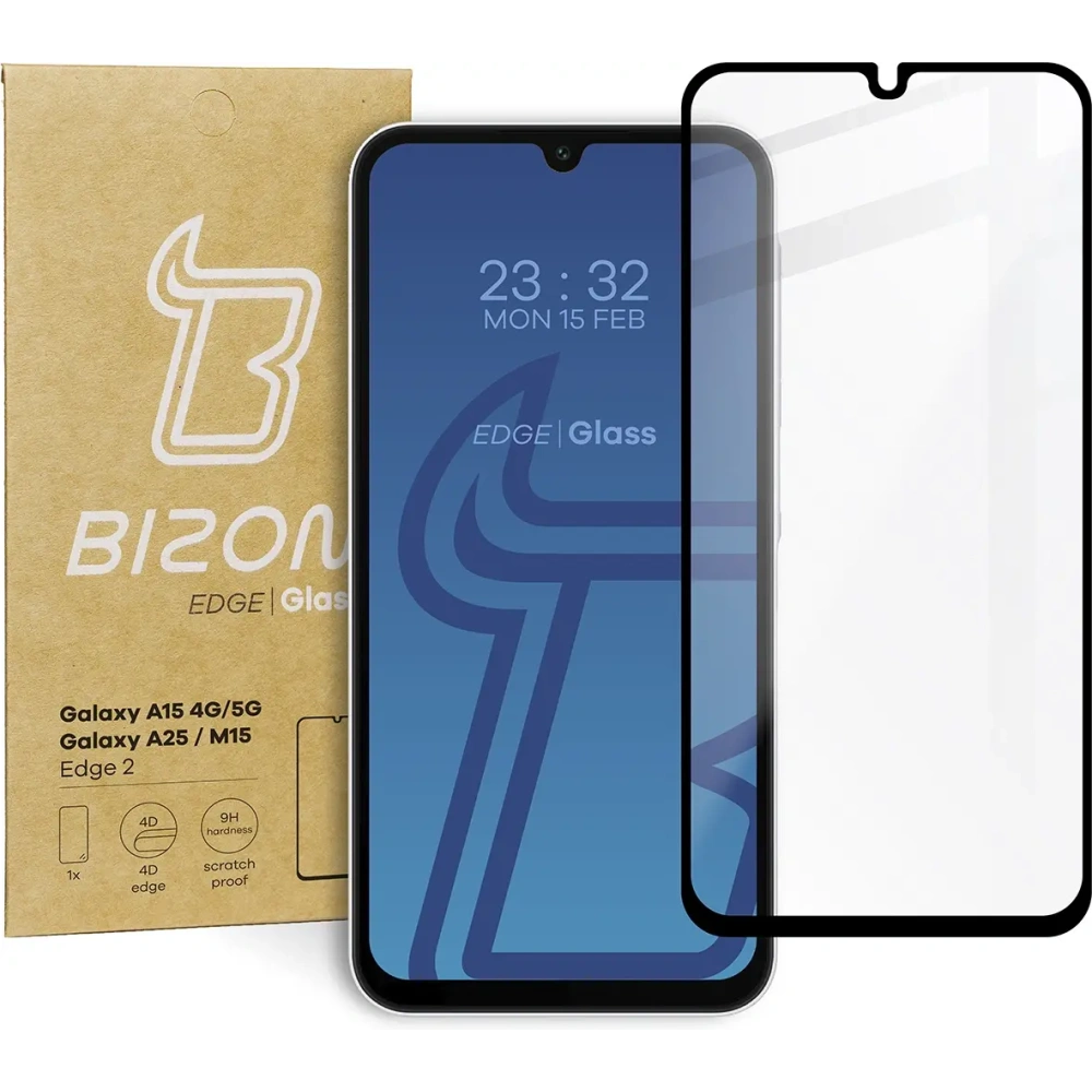 Wholesale Bizon Glass Edge 2 Samsung Galaxy A15 4G/5G Samsung Galaxy A25 5G / M15 5G - BIZ4118 - {ean13} - Hurt