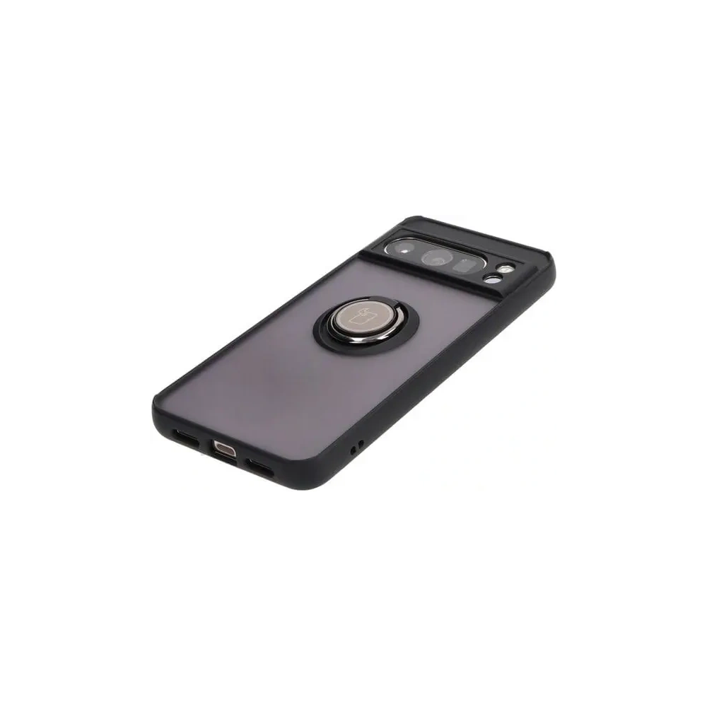 Wholesale Bizon Case Hybrid Ring Google Pixel 8 Pro smoky with a black frame - BIZ4119 - {ean13} - Hurt