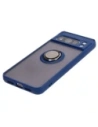 Wholesale Bizon Case Hybrid Ring Google Pixel 8 Pro smoky with a navy blue frame - BIZ4120 - {ean13} - Hurt