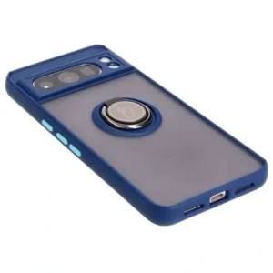 Hurtownia GSM - Bizon Case Hybrid Ring Google Pixel 8 Pro füstös színben, tengerészkék kerettel - BIZ4120 - {ean13} - Hurt