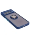 Hurtownia GSM - Bizon Case Hybrid Ring Google Pixel 8 Pro fumuriu cu un cadru albastru închis - BIZ4120 - {ean13} - Hurt