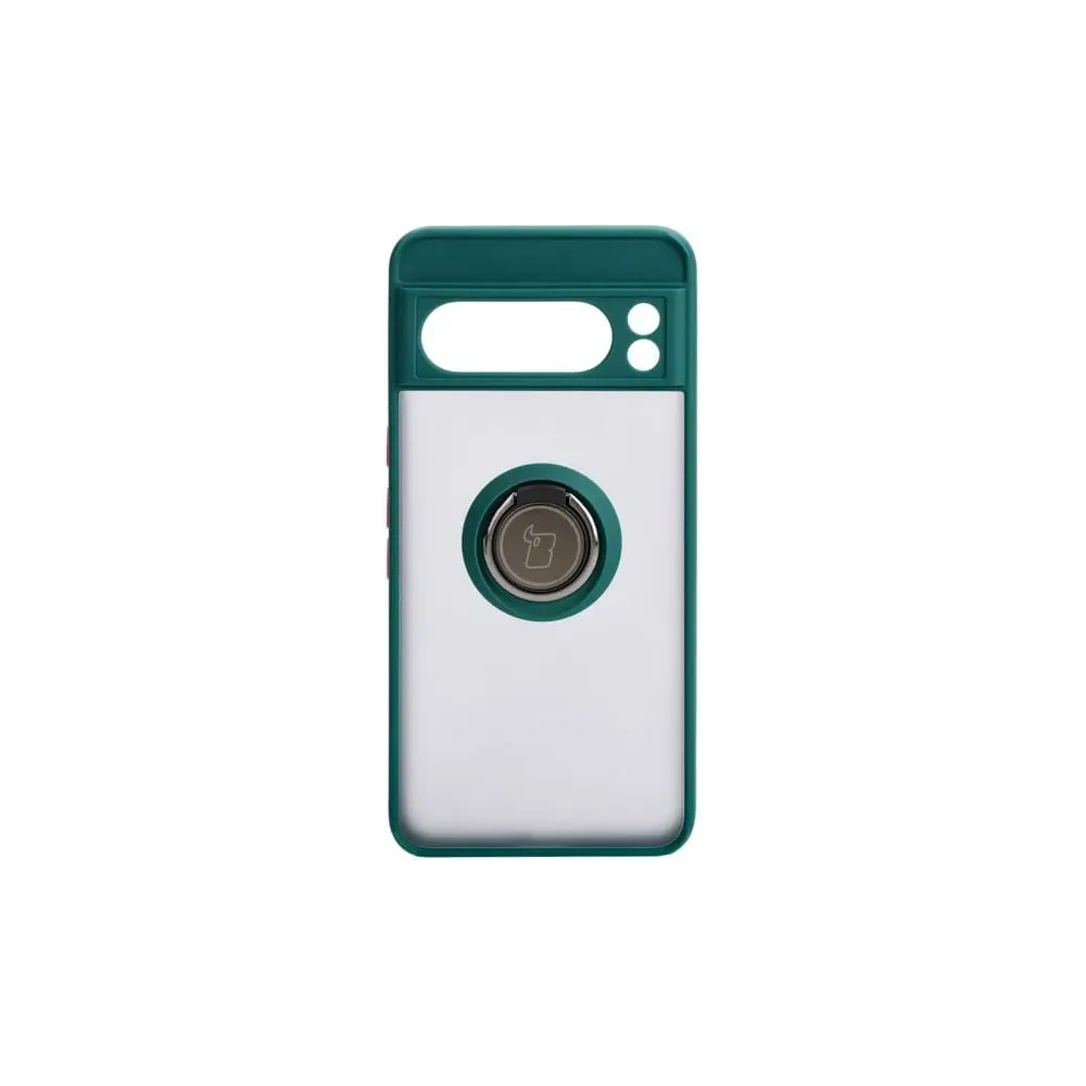 Hurtownia GSM - Bizon Case Hybrid Ring Google Pixel 8 Pro füstös sötétzöld kerettel - BIZ4121 - {ean13} - Hurt