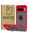 Hurtownia GSM - Etui z uchwytem na palec Bizon Case Hybrid Ring do Google Pixel 8 Pro przydymione z czerwoną ramką - BIZ4122 - {ean13} - Hurt