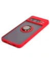 Hurtownia GSM - Etui z uchwytem na palec Bizon Case Hybrid Ring do Google Pixel 8 Pro przydymione z czerwoną ramką - BIZ4122 - {ean13} - Hurt