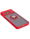 Hurtownia GSM - Etui z uchwytem na palec Bizon Case Hybrid Ring do Google Pixel 8 Pro przydymione z czerwoną ramką - BIZ4122 - {ean13} - Hurt