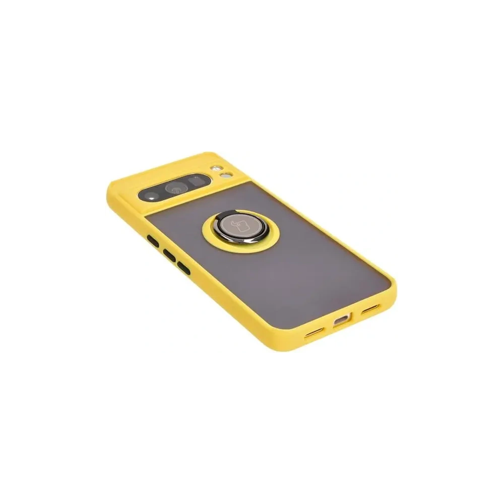 Hurtownia GSM - Bizon Case Hybrid Gyűrű Google Pixel 8 Pro füstös sárga kerettel - BIZ4123 - {ean13} - Hurt