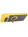 Wholesale Bizon Case Hybrid Ring Google Pixel 8 Pro smoky with a yellow frame - BIZ4123 - {ean13} - Hurt