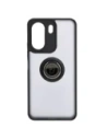 Hurtownia GSM - Etui z uchwytem na palec Bizon Case Hybrid Ring do Xiaomi Redmi 13C / Xiaomi Poco C65 przydymione z czarną ramką - BIZ4139 - {ean13} - Hurt
