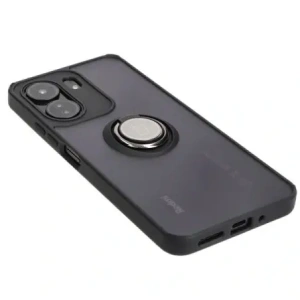 Wholesale Bizon Case Hybrid Ring Xiaomi Redmi 13C / Xiaomi Poco C65 smoky with a black frame - BIZ4139 - {ean13} - Hurt