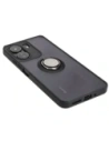Hurtownia GSM - Etui z uchwytem na palec Bizon Case Hybrid Ring do Xiaomi Redmi 13C / Xiaomi Poco C65 przydymione z czarną ramką - BIZ4139 - {ean13} - Hurt