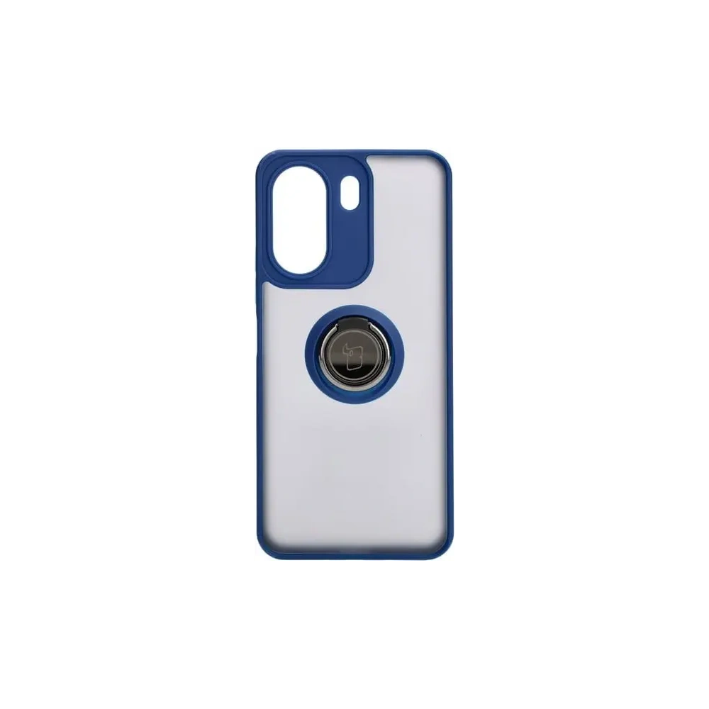 Wholesale Bizon Case Hybrid Ring Xiaomi Redmi 13C / Xiaomi Poco C65 smoky with a navy blue frame - BIZ4140 - {ean13} - Hurt
