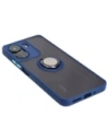 Wholesale Bizon Case Hybrid Ring Xiaomi Redmi 13C / Xiaomi Poco C65 smoky with a navy blue frame - BIZ4140 - {ean13} - Hurt