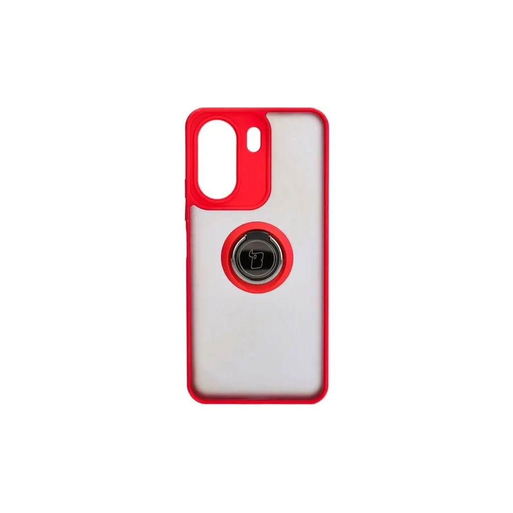 Hurtownia GSM - Bizon Case Hybrid Gyűrű Xiaomi Redmi 13C / Xiaomi Poco C65 füstös piros kerettel - BIZ4141 - {ean13} - Hurt