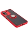 Hurtownia GSM - Bizon Case Hybrid Gyűrű Xiaomi Redmi 13C / Xiaomi Poco C65 füstös piros kerettel - BIZ4141 - {ean13} - Hurt
