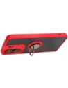 Hurtownia GSM - Bizon Case Hybrid Gyűrű Xiaomi Redmi 13C / Xiaomi Poco C65 füstös piros kerettel - BIZ4141 - {ean13} - Hurt