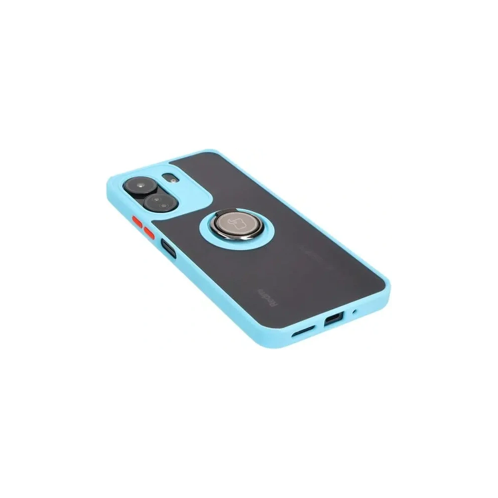 Hurtownia GSM - Bizon Case Hybrid Gyűrű Xiaomi Redmi 13C / Xiaomi Poco C65 füstös világoskék kerettel - BIZ4142 - {ean13} - Hurt
