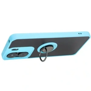 Wholesale Bizon Case Hybrid Ring Xiaomi Redmi 13C / Xiaomi Poco C65 smoky with a light blue frame - BIZ4142 - {ean13} - Hurt