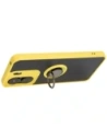 Hurtownia GSM - Bizon Case Hybrid Ring Xiaomi Redmi 13C / Xiaomi Poco C65 fumuriu cu un cadru galben - BIZ4143 - {ean13} - Hurt
