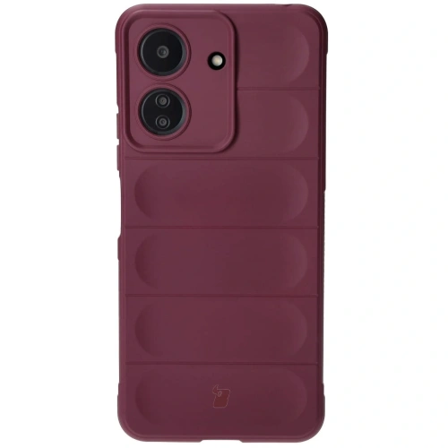 Pancerne etui Bizon Case Tur do Xiaomi Redmi 13C / Xiaomi Poco C65 ciemnofioletowe