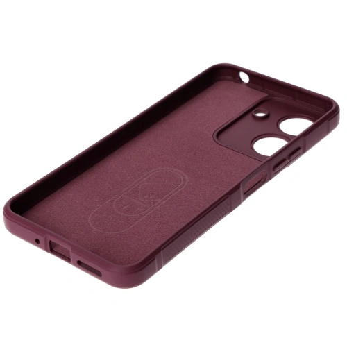 Pancerne etui Bizon Case Tur do Xiaomi Redmi 13C / Xiaomi Poco C65 ciemnofioletowe
