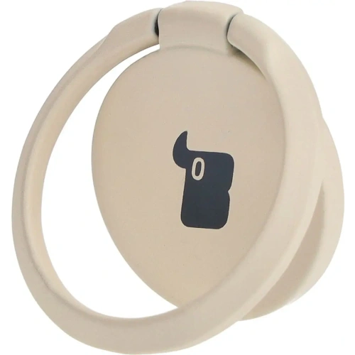 Uchwyt na palec Bizon Accessories Ring Turtle uniwersalny beżowy