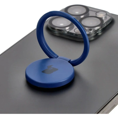 Uchwyt na palec Bizon Accessories Ring Turtle uniwersalny granatowy