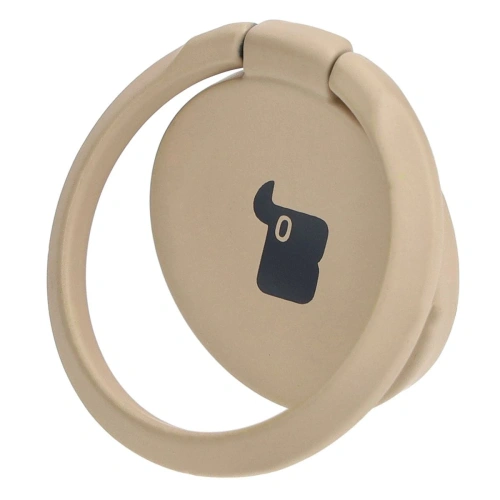 Uchwyt na palec Bizon Accessories Ring Turtle uniwersalny kawowy