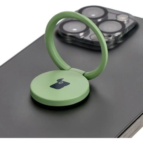 Uchwyt na palec Bizon Accessories Ring Turtle uniwersalny jasnozielony