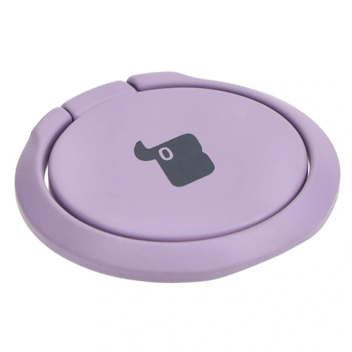 Uchwyt na palec Bizon Accessories Ring Turtle uniwersalny jasnofioletowy