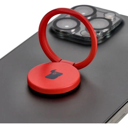 Uchwyt na palec Bizon Accessories Ring Turtle uniwersalny czerwony