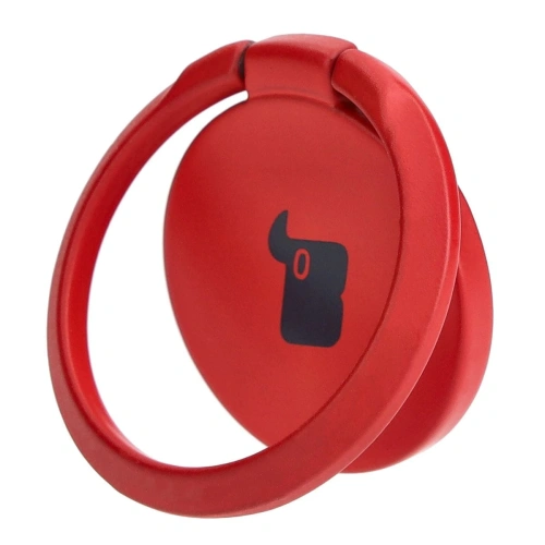 Uchwyt na palec Bizon Accessories Ring Turtle uniwersalny czerwony