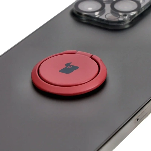 Uchwyt na palec Bizon Accessories Ring Turtle uniwersalny różowe