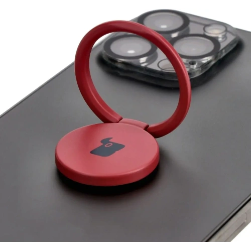 Uchwyt na palec Bizon Accessories Ring Turtle uniwersalny różowe