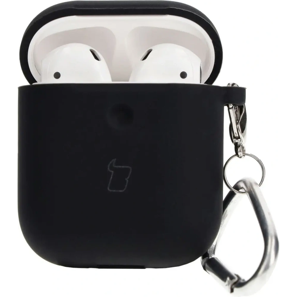 Hurtownia GSM - Etui Bizon Case Headphone Silicone do AirPods 1/2 czarne - BIZ4159 - {ean13} - Hurt