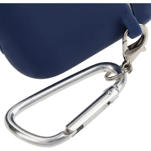 Etui Bizon Case Headphone Silicone do AirPods 1/2 granatowe