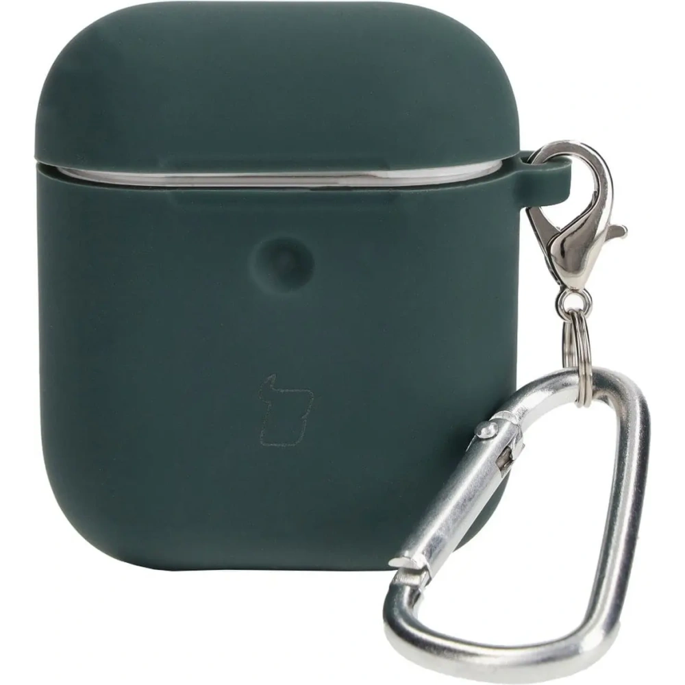 Hurtownia GSM - Etui Bizon Case na sluchátka silikonové pro AirPods 1/2 tmavě zelené - BIZ4161 - {ean13} - Hurt